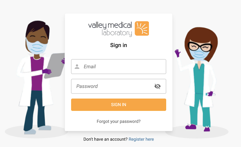 Valley Medical Laboratory Portal